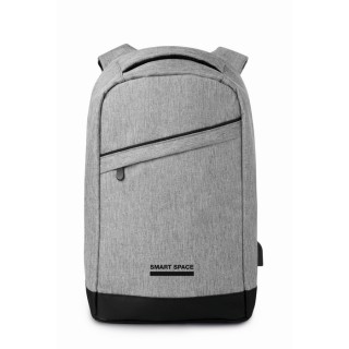 Mochila antirrobo personalizable poliéster 600D compartimento para portátil de 13